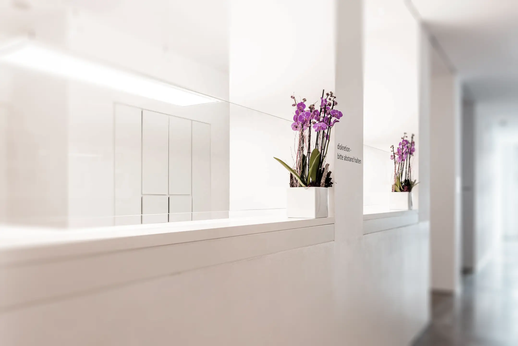 Bild vom Empfang in der plastischen Chirurgie Wesseling